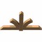 Ekena Millwork Redmond Smooth Timber Gable Bracket, Western Red Cedar, 60"W x 32"H x 3 1/2"D x 5 1/2"F, 13/12 Pitch GBW060X32X0406RED00SWR - alternate 2
